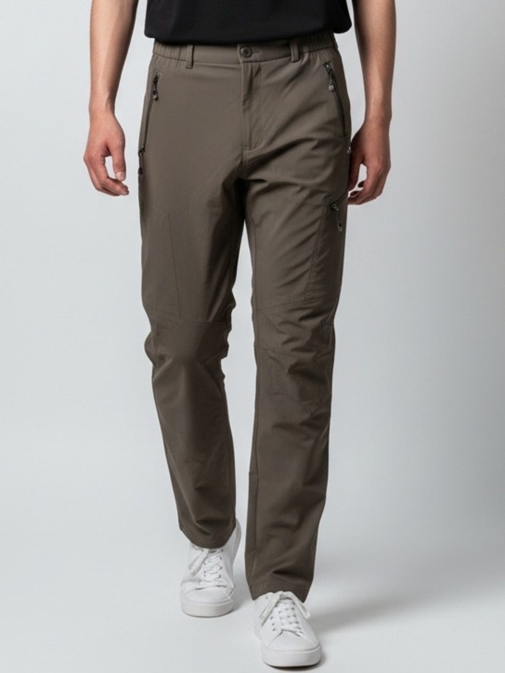 Arunlluta Direct Men’s Outdoor Hiking Pants 34x30 Brown Quick Dry Stretch Nylon